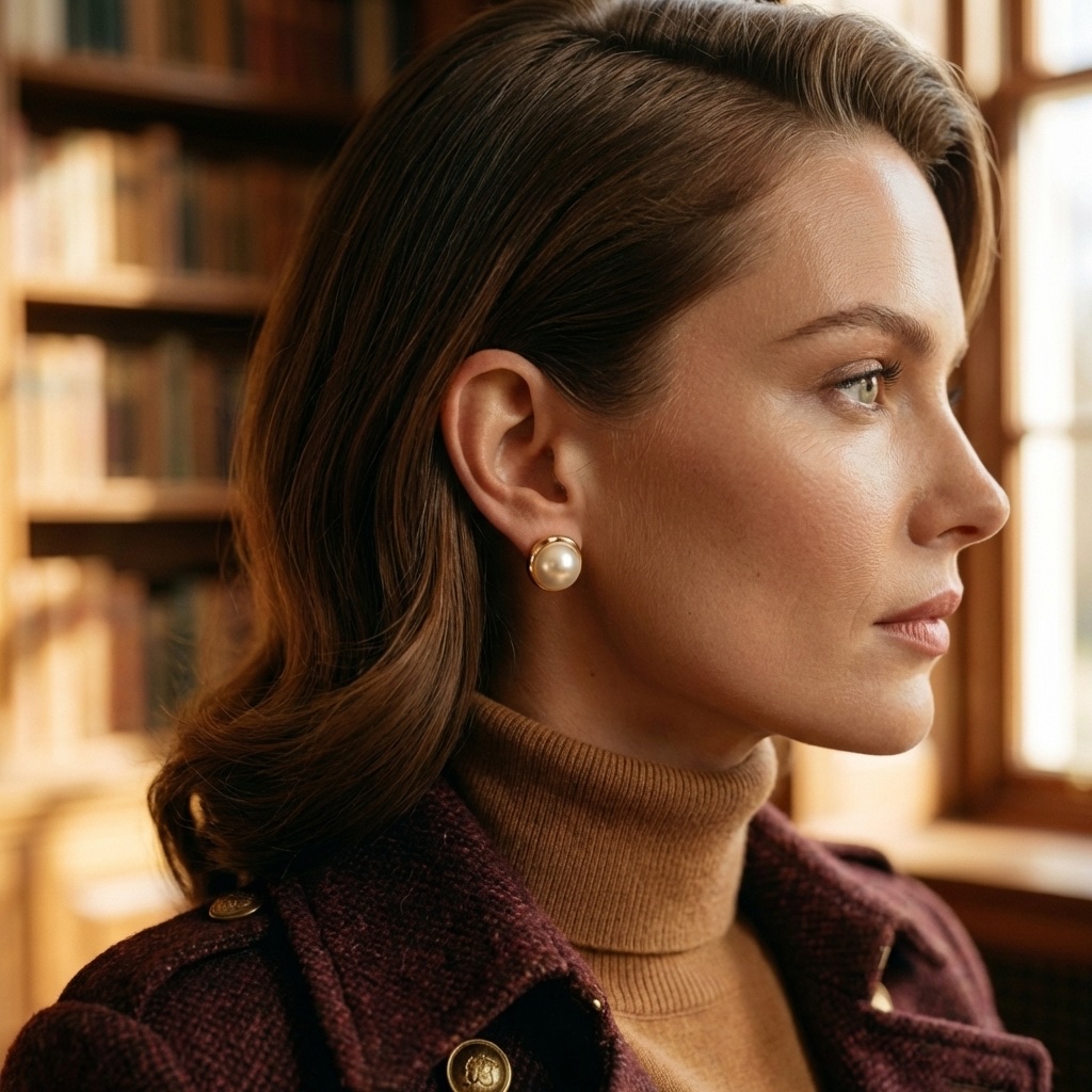 Earring Vintage closeup